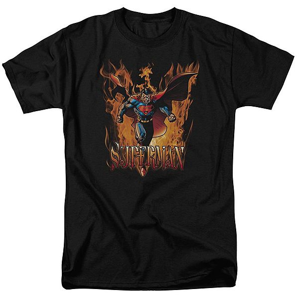 

Футболка с принтом Superman through the fire Licensed Character