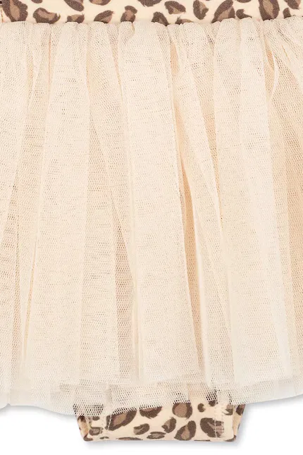 Платье мини расклешенное MARINA DRESS Konges Sløjd, бежевый — фото 4
