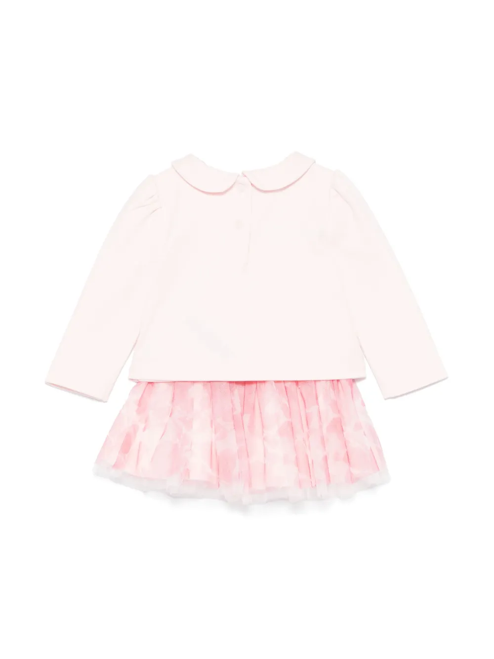 Комплект из топа и юбки со стразами Miss Blumarine, розовый — фото 2