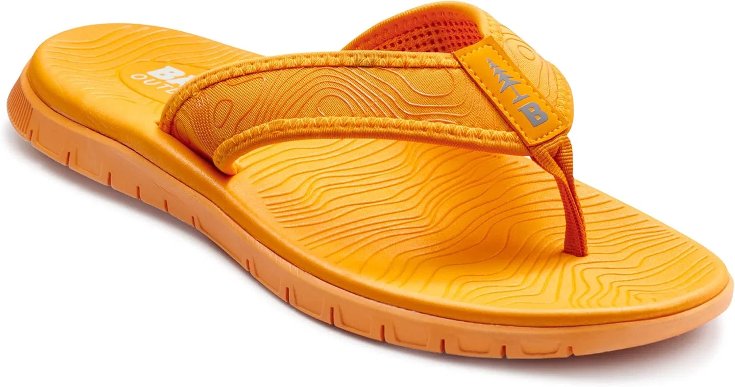 Мужские сандалии Topo Toe от BASS OUTDOOR, мокасины, Flame Orng — фото 3