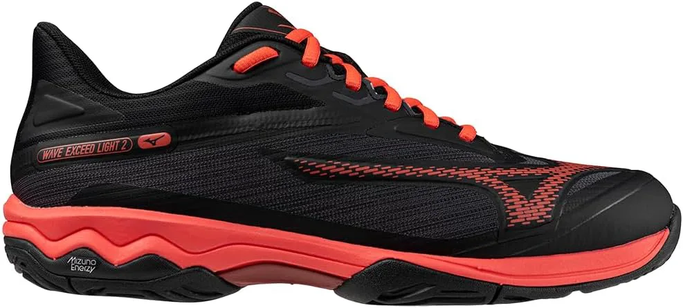 Мужские кроссовки Mizuno Wave Exceed Light 2 Ac, черный/красный — фото 4