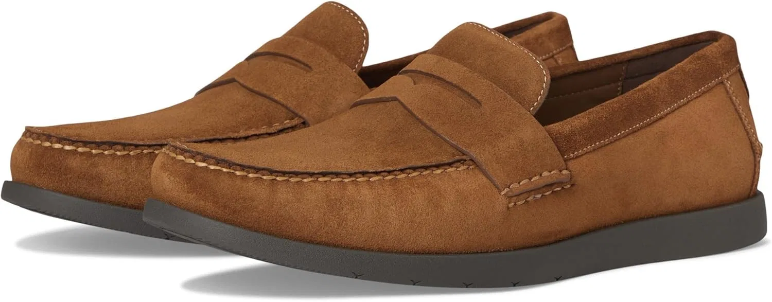 Мужские туфли Cole Haan Brower College Shoes (лоферы), 2-Spiced Brown Suede