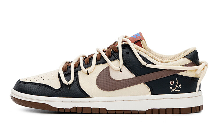 

Кроссовки Nike Dunk Skateboard Shoes Men Low-Top Black/Brown Beige