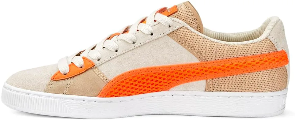 Мужские замшевые кроссовки PUMA с застежкой-шнуровкой и рюкзаком, повседневные - оранжевые, оранжевый — фото 3
