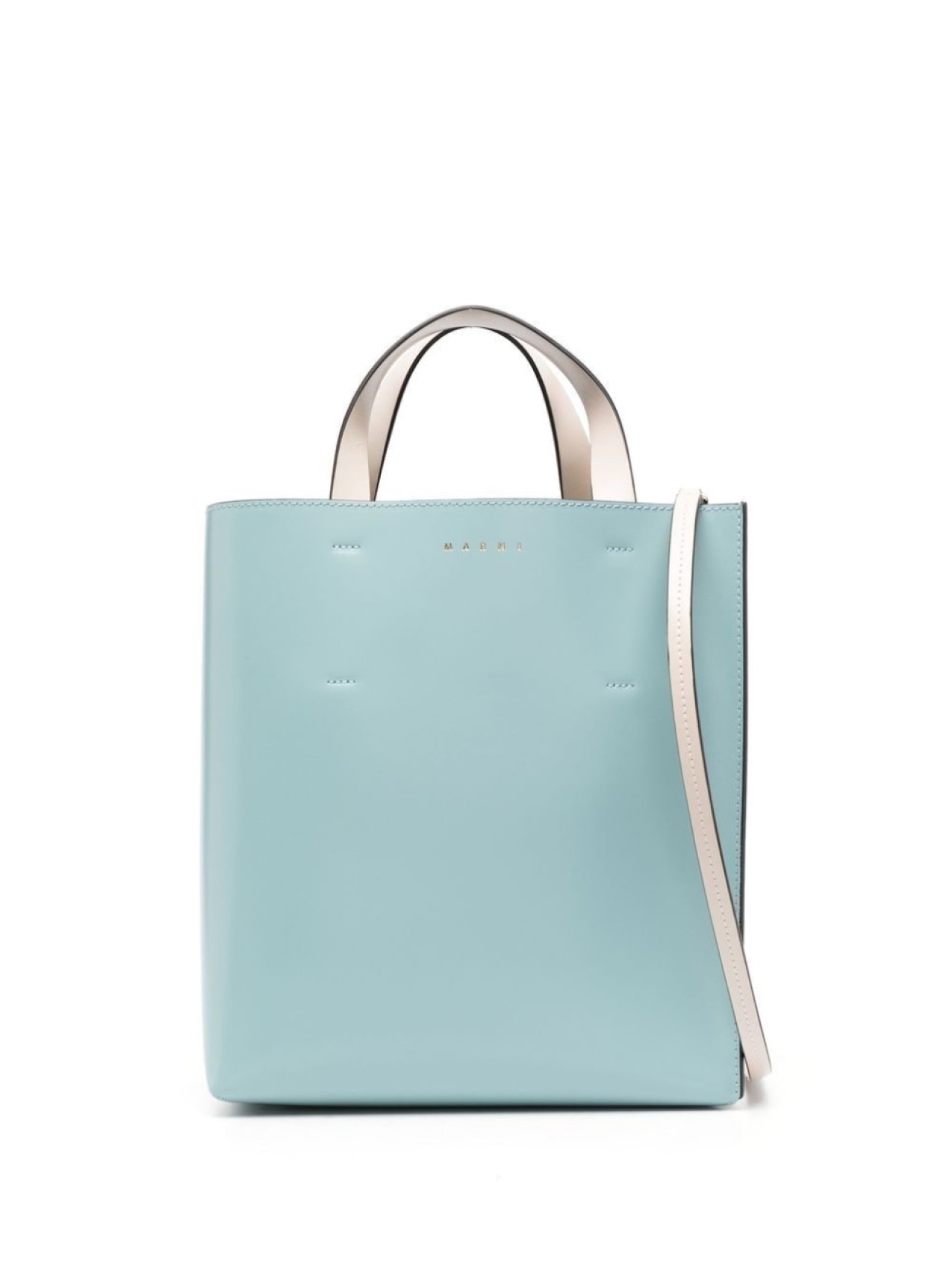 

Marni Museo colour-block tote, синий