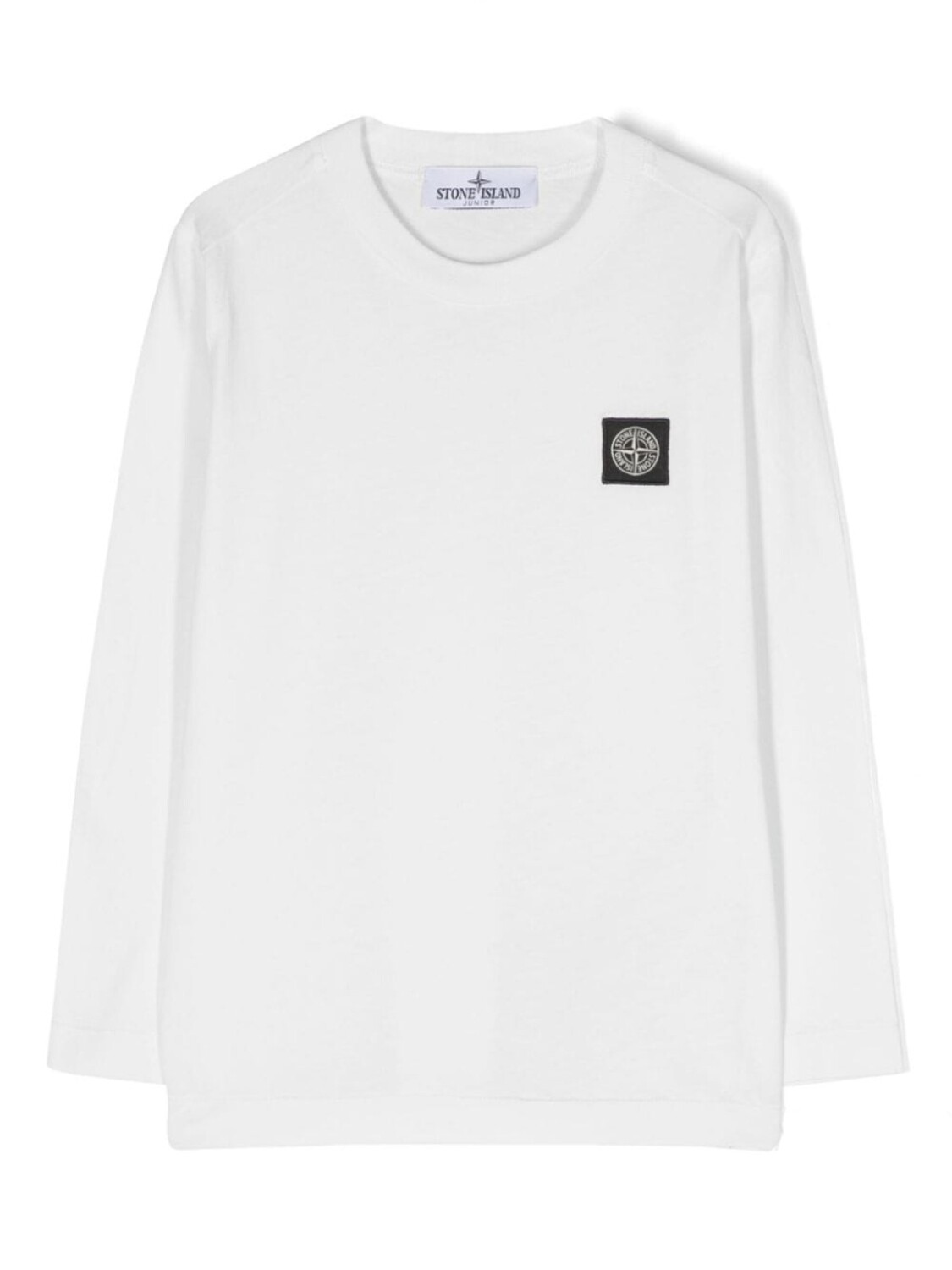

Футболка с нашивкой Compass Stone Island Junior, белый