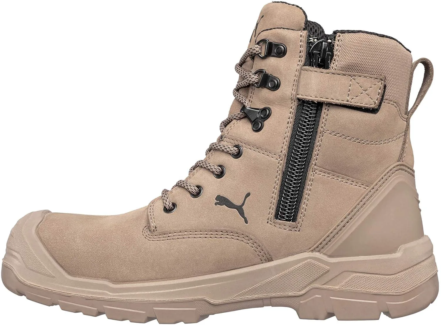 

Мужские рабочие ботинки Puma Safety Conquest с защитным носком из композитного материала, водонепроницаемые, с боковой молнией, категория EH