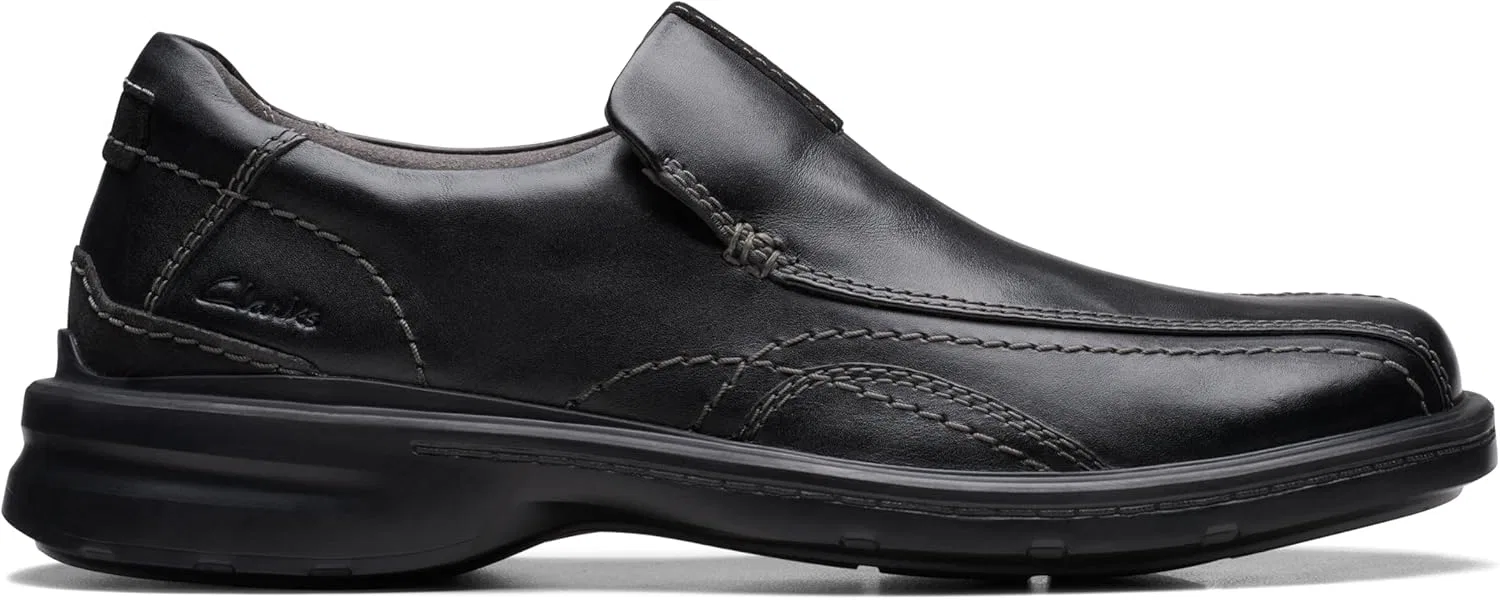 Мужские туфли Clarks Gessler StepOxford, Black Leather — фото 2