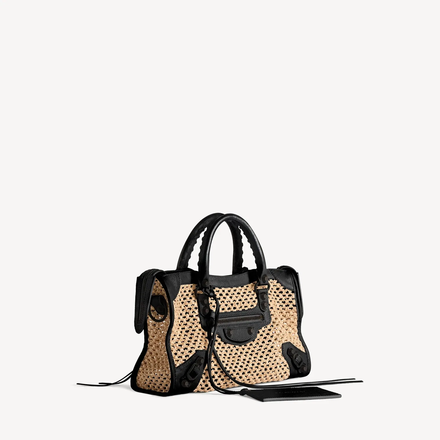 Женская сумка Le City Small в цвете натуральный/черный BALENCIAGA — фото 2