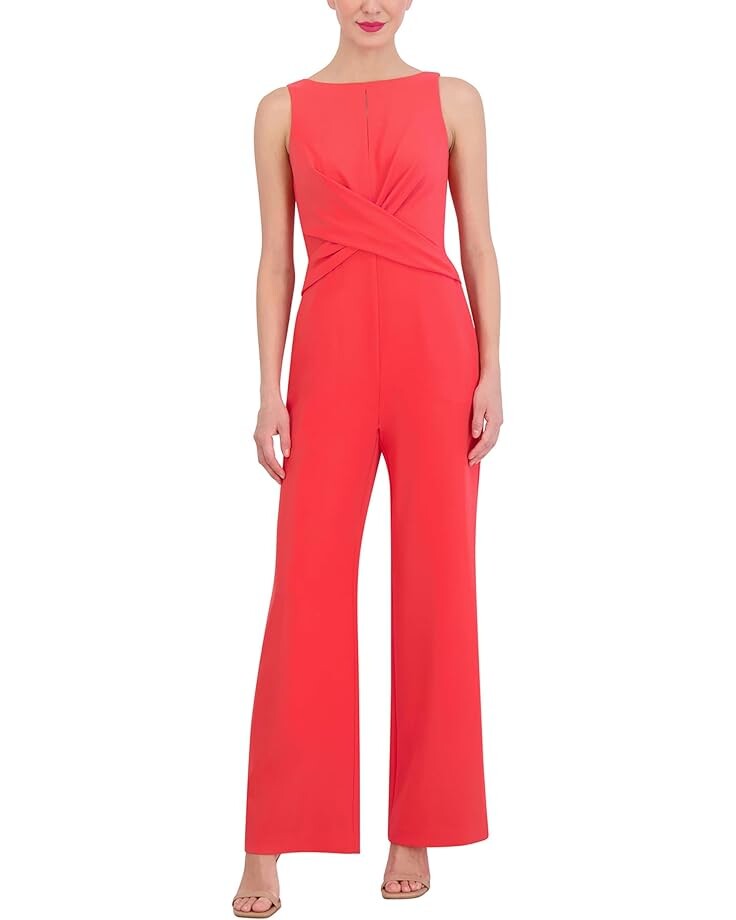 

Комбинезон Vince Camuto Cross Front Jumpsuit, цвет Hot Coral