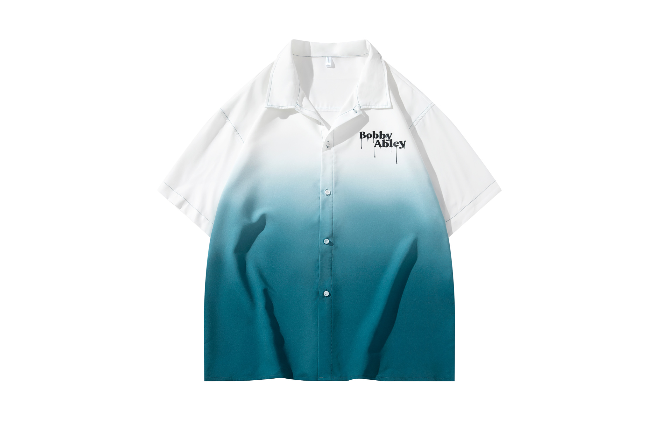 

BOBBY ABLEY Куртка Unisex, White Green (Short-Sleeved Shirt Style)