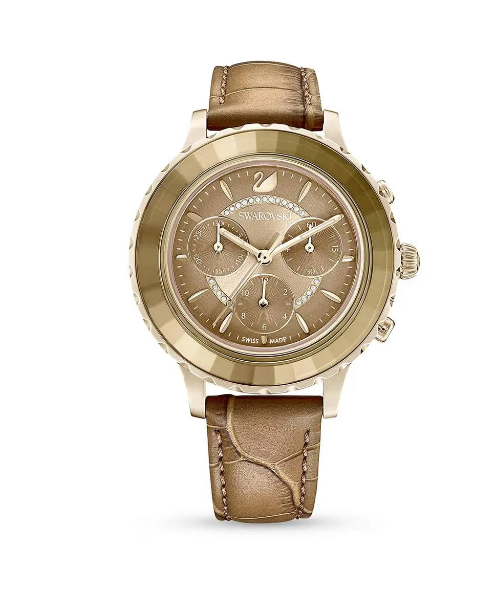 

Часы Octea Lux Chrono в коричневом цвете Swarovski, коричневый