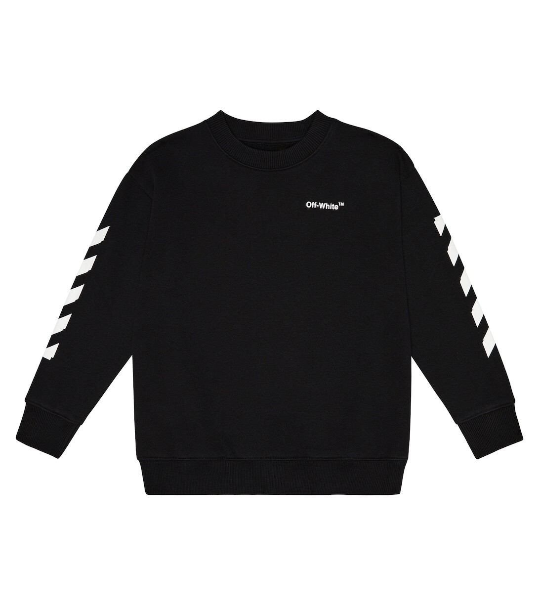 

Толстовка из хлопка с логотипом Off-White, черный