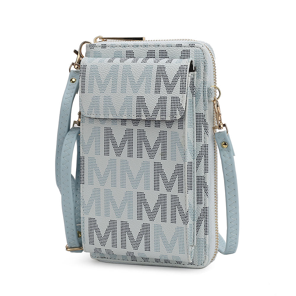 

Cossetta 2 в 1 Чехол для мобильного телефона через плечо/на запястье MKF Collection By Mia K., светло-голубой, Синий, Cossetta 2 в 1 Чехол для мобильного телефона через плечо/на запястье MKF Collection By Mia K., светло-голубой