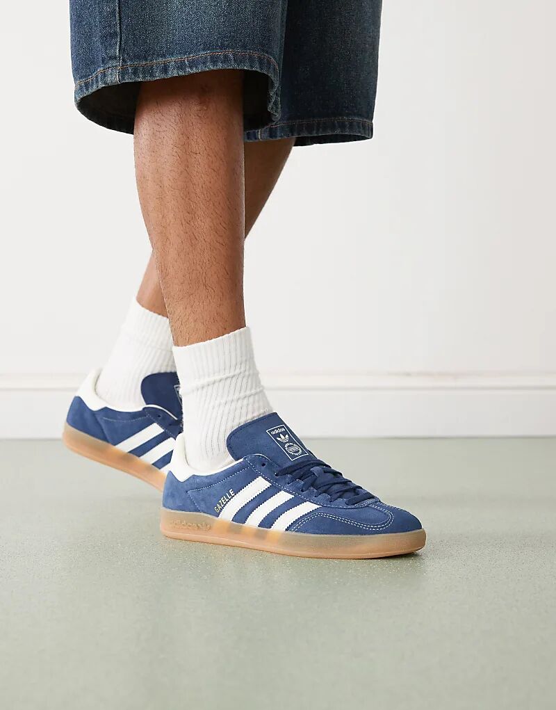 

Кроссовки Adidas Originals Adidas Gazelle для дома в темно-синем цвете