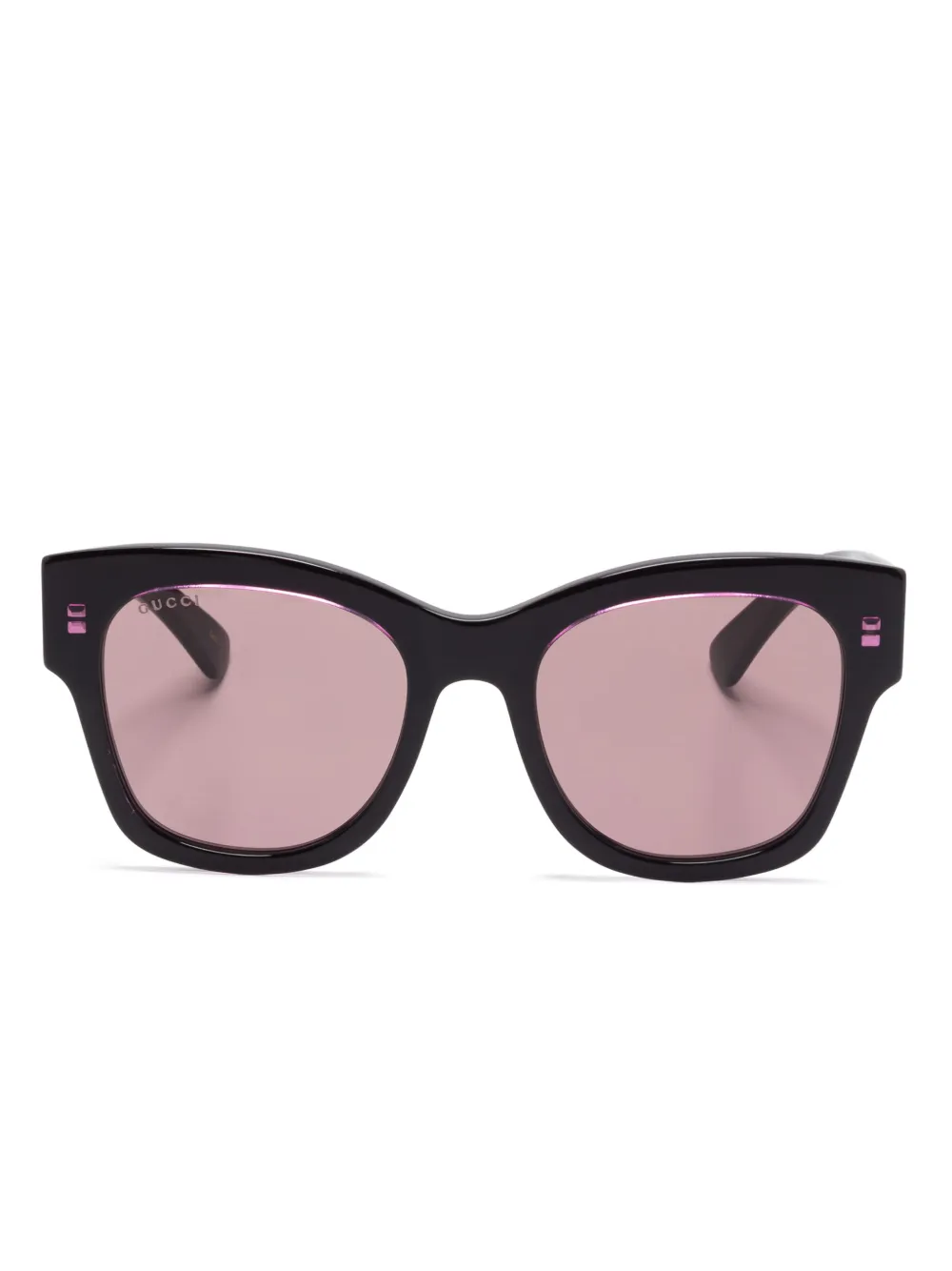 

Солнцезащитные очки в квадратной оправе Gucci Eyewear, фиолетовый