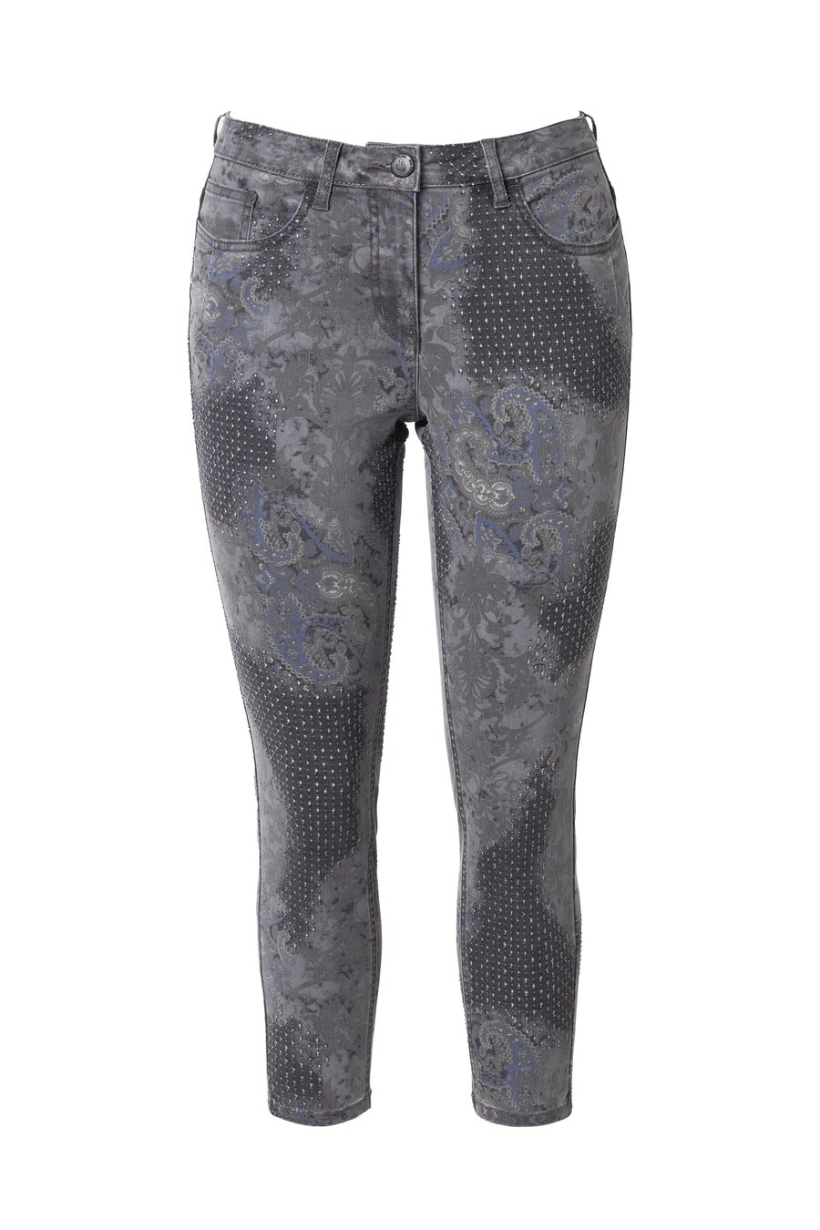 

Узкие джинсы MIAMODA, Grey denim/Light grey