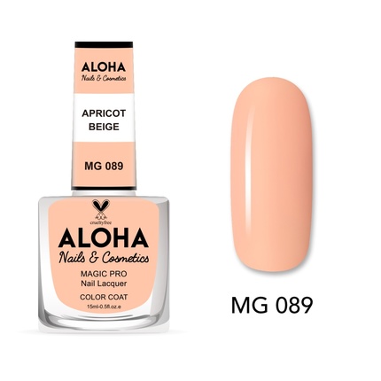 

Лак для ногтей Magic Pro 15 мл - Абрикосово-бежевый Aloha Nails & Cosmetics