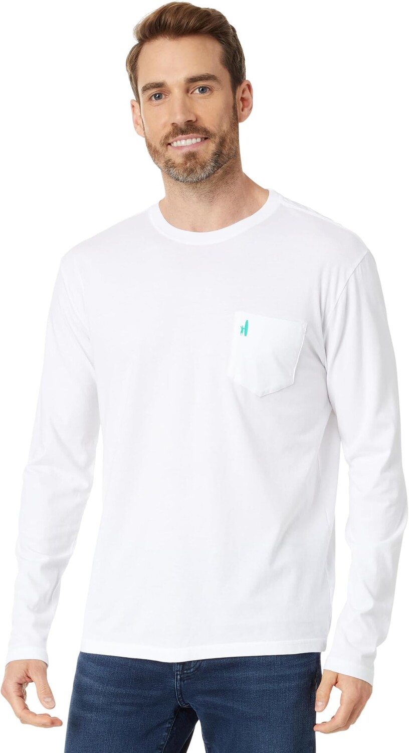 

Футболка johnnie-O Aloha Board Long Sleeve T-Shirt, белый
