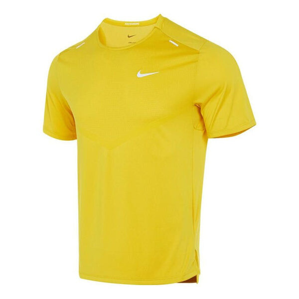 

Футболка Nike Rise 365 Dri-fit Short-sleeve Running Top 'Yellow', желтый