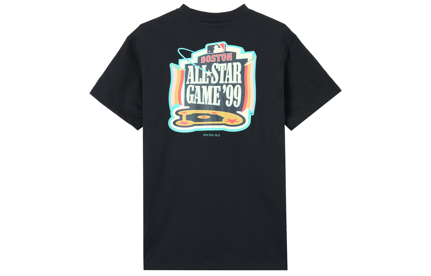 

New Era Футболка унисекс черная, Черный, New Era Футболка унисекс черная