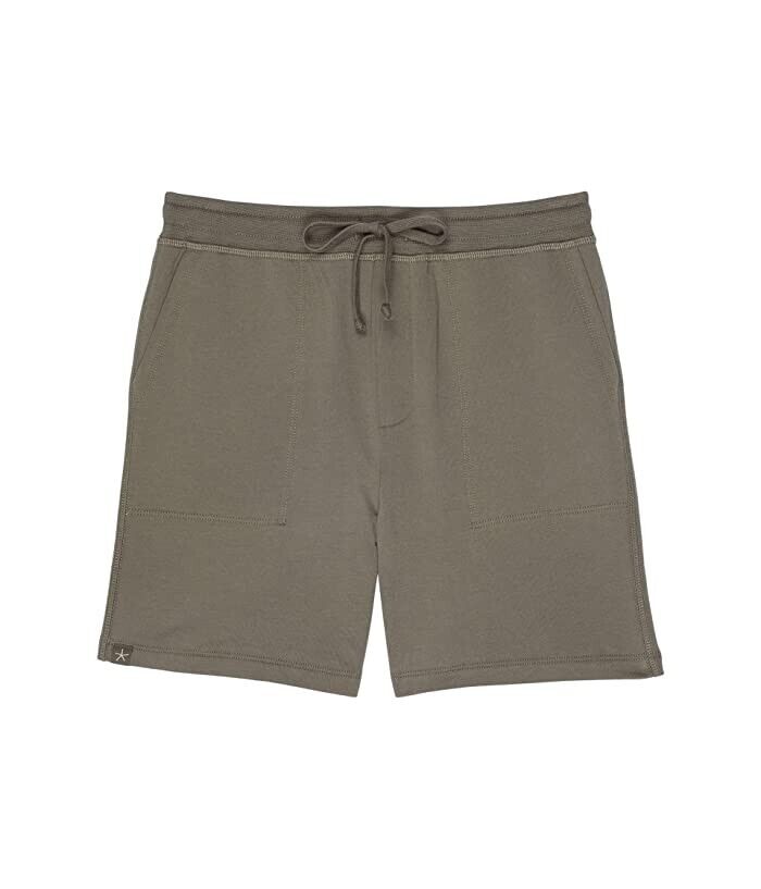 Детские шорты Barefoot Dreams Olive Branch, 100% хлопок, пояс на шнуровке, модель JDM1250 — фото 3