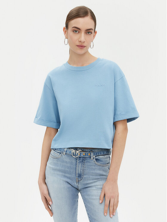 

Футболка обычного кроя 104882 A2HN Pinko, синий