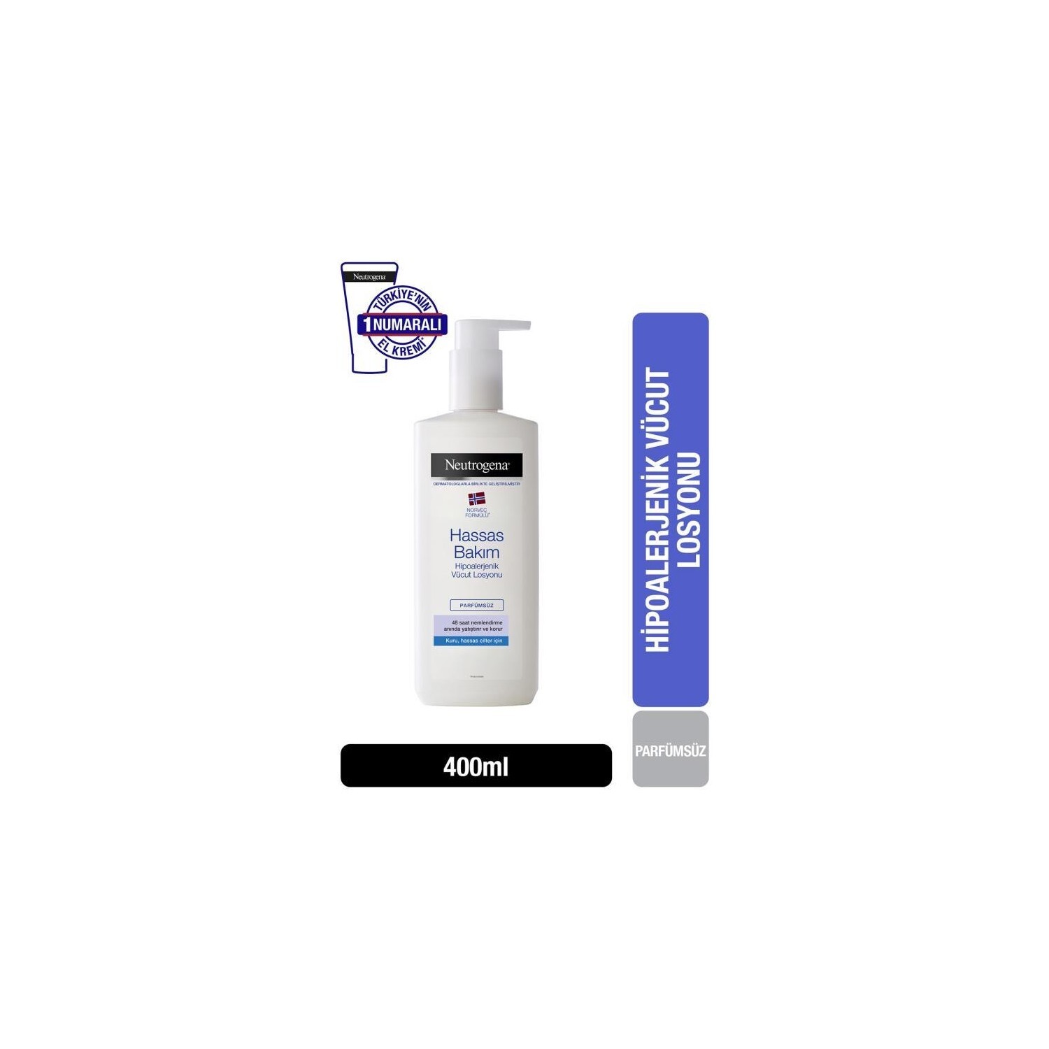 

Лосьон для тела без запаха Neutrogena Deep Moisture для чувствительной кожи, 400 мл