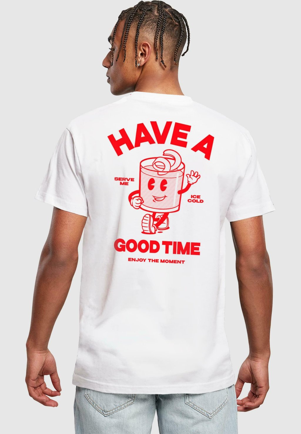 

Футболка с принтом Mister Tee, белый