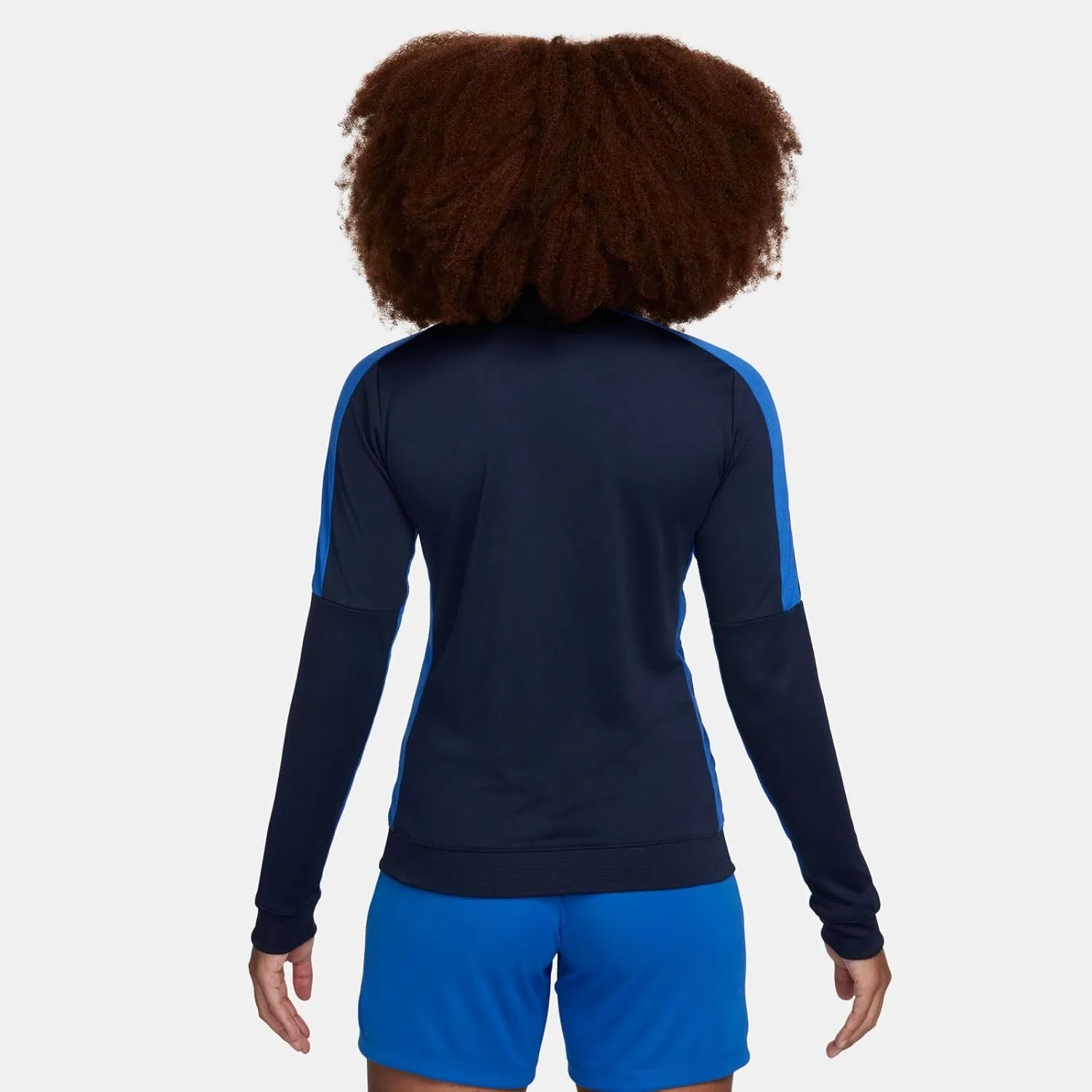 Трековая куртка с застежкой-молнией Nike, цвет Obsidian/Royal Blue/White — фото 3