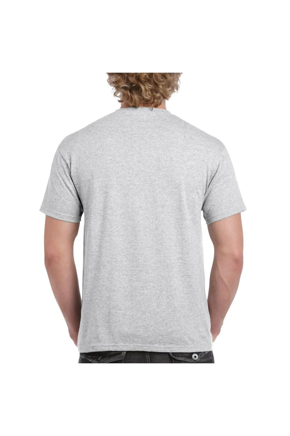 

Футболка из плотного хлопка с короткими рукавами (5 шт.) Gildan, серый