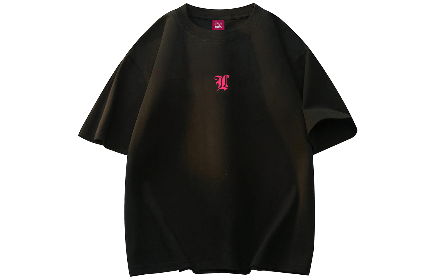 

Футболки Lotso унисекс с круглым вырезом, узкий прямой крой Disney, черный[letter rose красный]