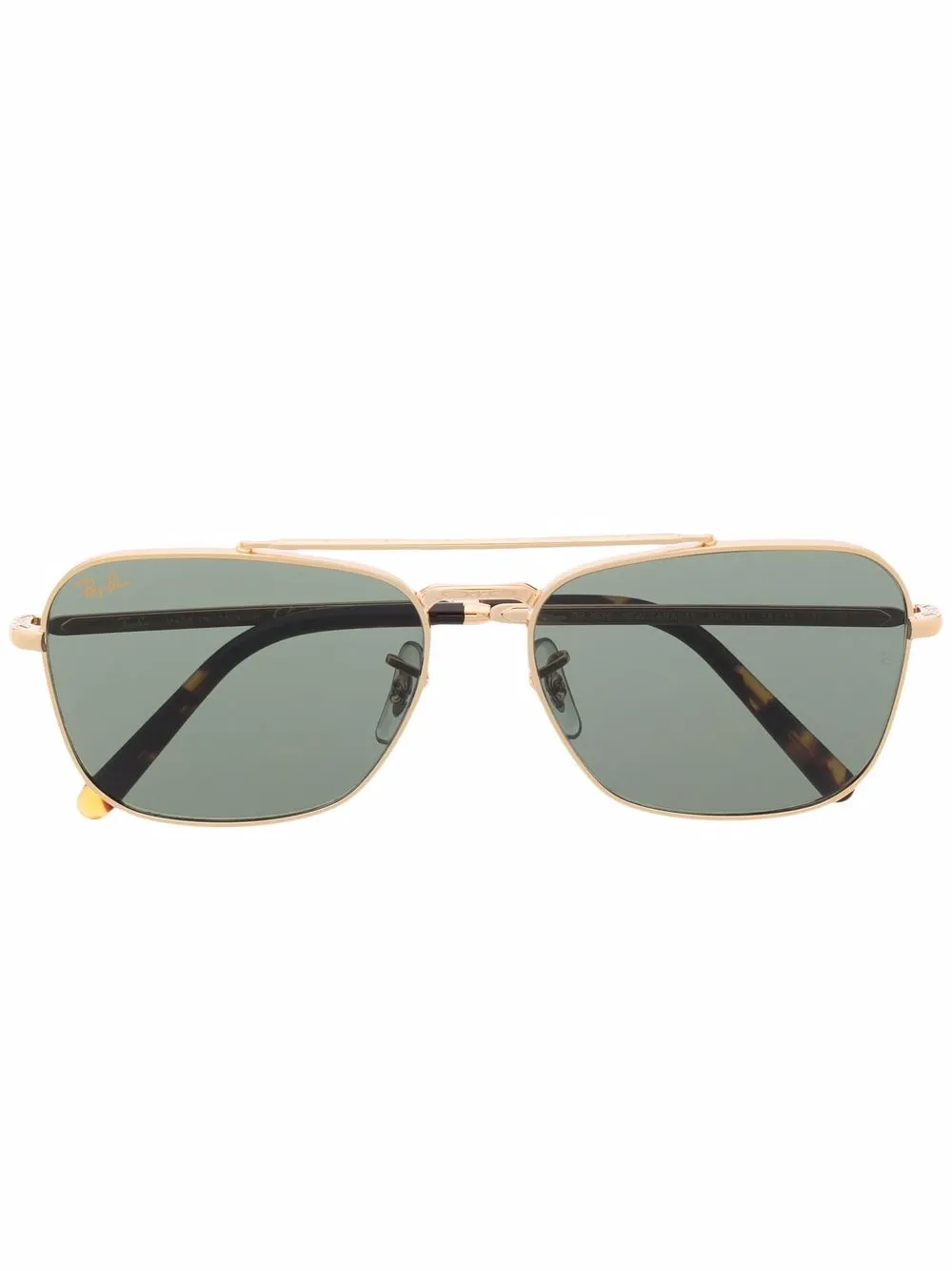 

Солнцезащитные очки в прямоугольной оправе Ray-Ban, золотой
