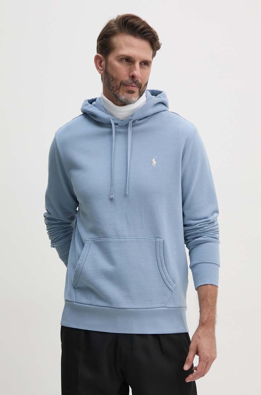 

Хлопковая толстовка Polo Ralph Lauren, синий