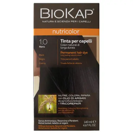 

Biokap 1,0 Negro 140Ml, Черный, Biokap 1,0 Negro 140Ml