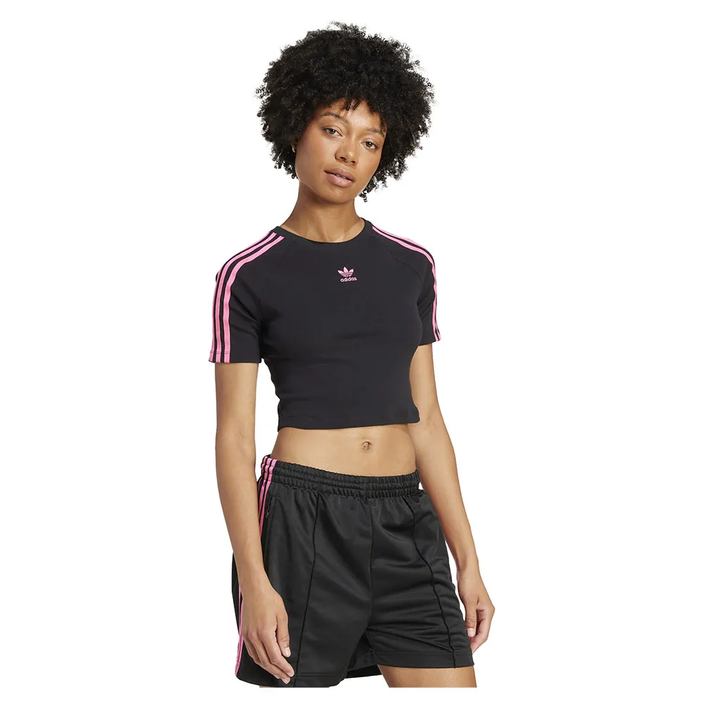 

Футболка с коротким рукавом adidas Originals 3 Stripes Baby, черный