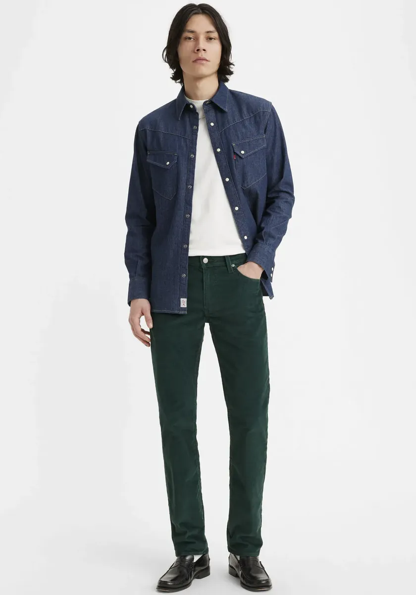 

Вельветовые брюки Levi's "511 Slim", цвет Dark Spruce