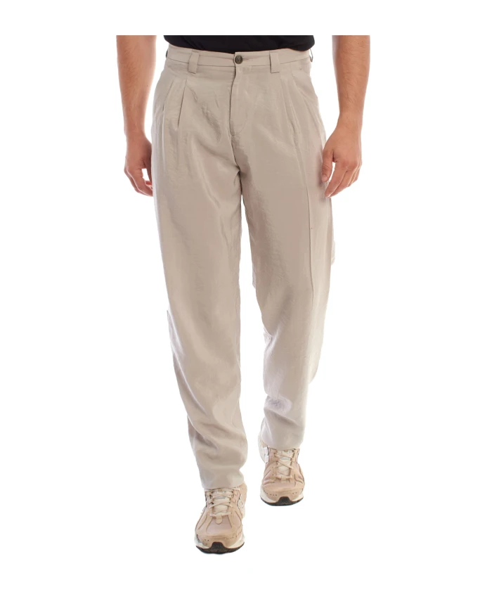 

Узкие брюки-чиносы Emporio Armani, бежевый