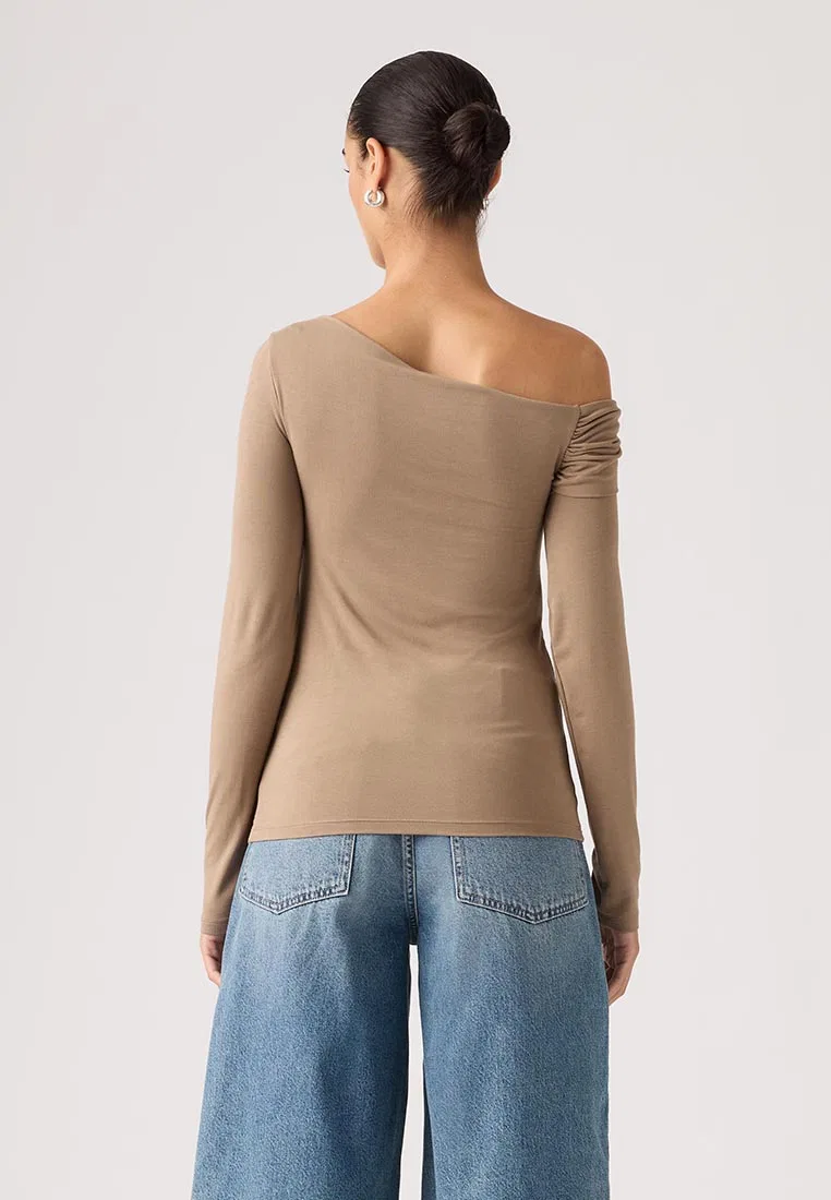 Топ женский, с длинным рукавом, с открытыми плечами, Clara, Levi's, мультиколор — фото 3