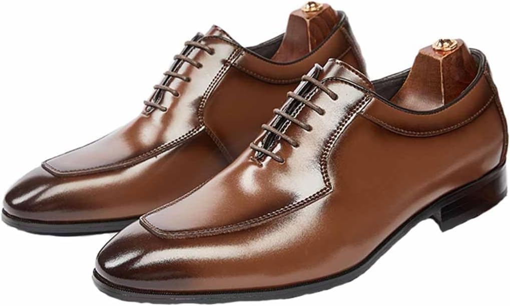 

Мужские туфли TNXZ из кожи, классические деловые оксфорды и дерби, Brass