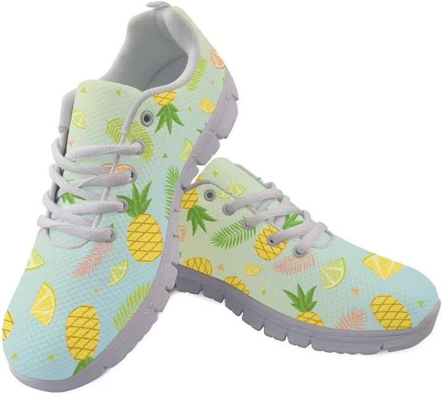 

Мужские модные повседневные кроссовки AmzPrint, Pineapple Print