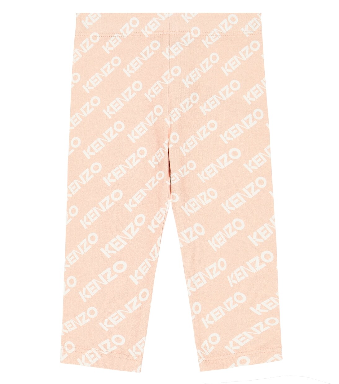 

Детские хлопковые леггинсы Kenzo Kids, бежевый