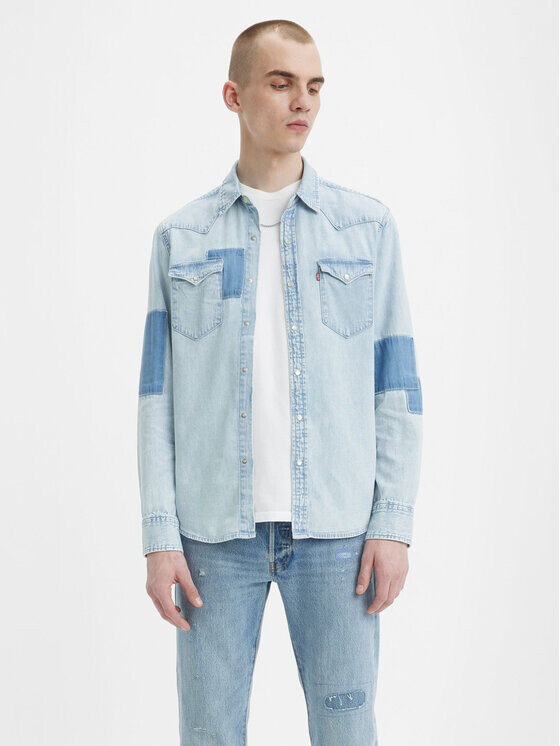 

Джинсовая рубашка обычного кроя Levi's, синий