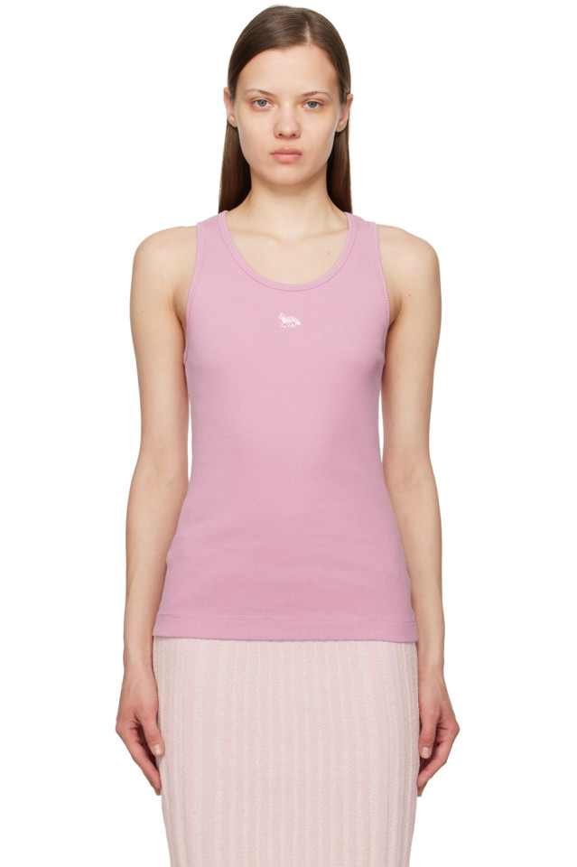 

Топ с лисёнком Maison Kitsuné, цвет blossom