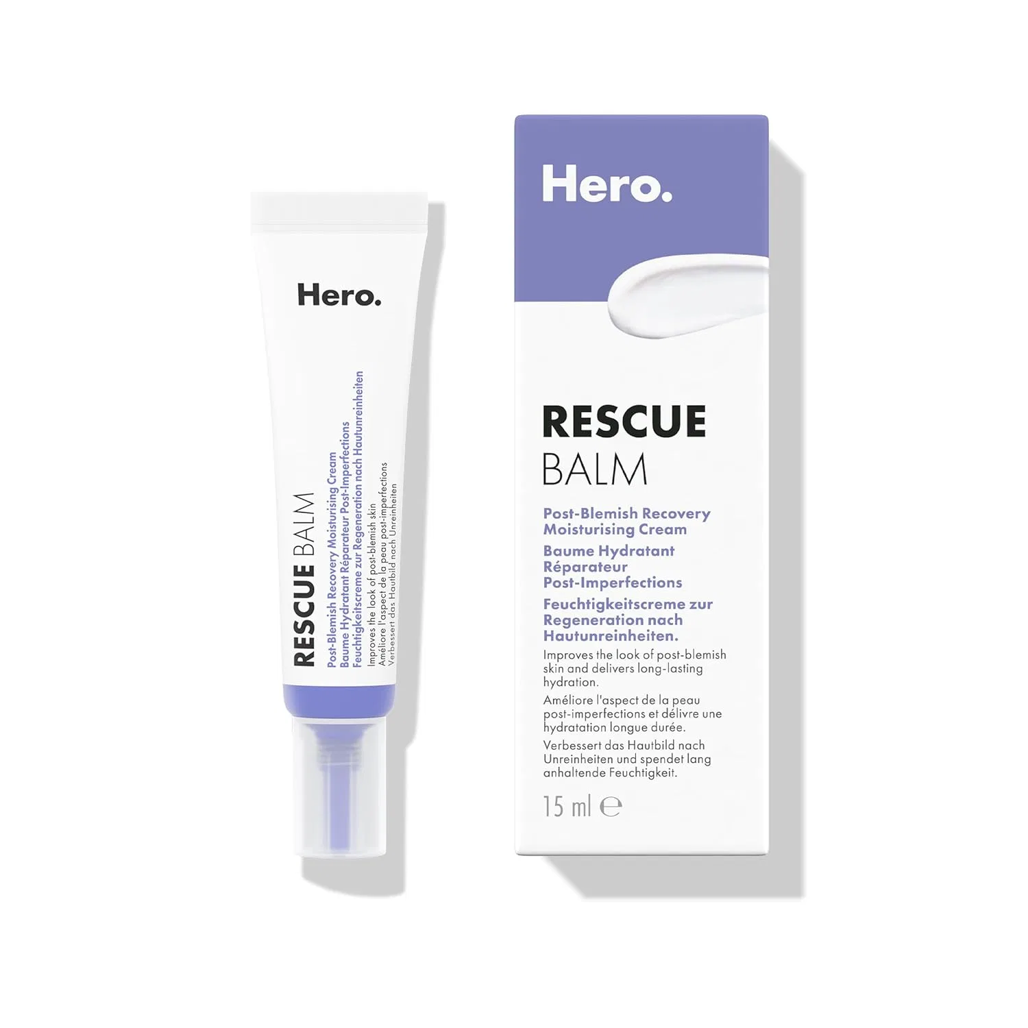 Патчи под глаза Hero Cosmetics — Восстанавливающий бальзам «Rescue Balm» после высыпаний от , , Rescue Balm, 15 мл