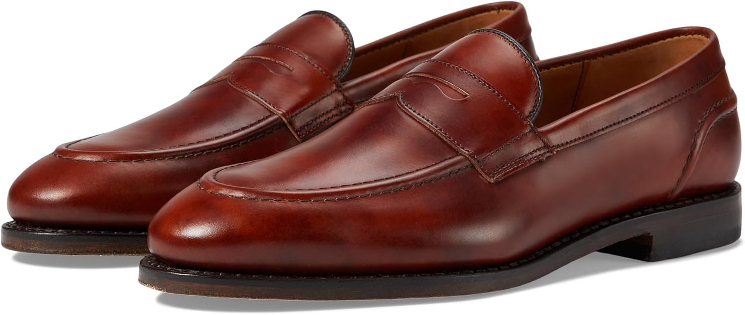 

Мужские лоферы Allen Edmonds Randolph 2.0 с перегородкой для монет, Chili Museum Leather