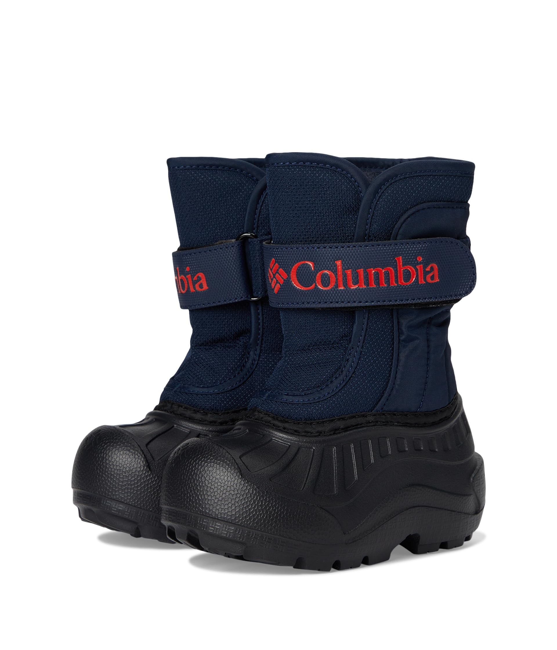 

Ботинки Columbia Kids Powderbug Snowlite Strap, цвет Collegiate Navy/Spicy