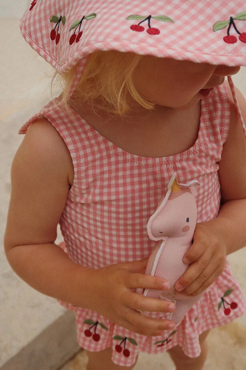 

Сплошной детский купальник SOLINE SWIMSUIT Konges Sløjd, розовый