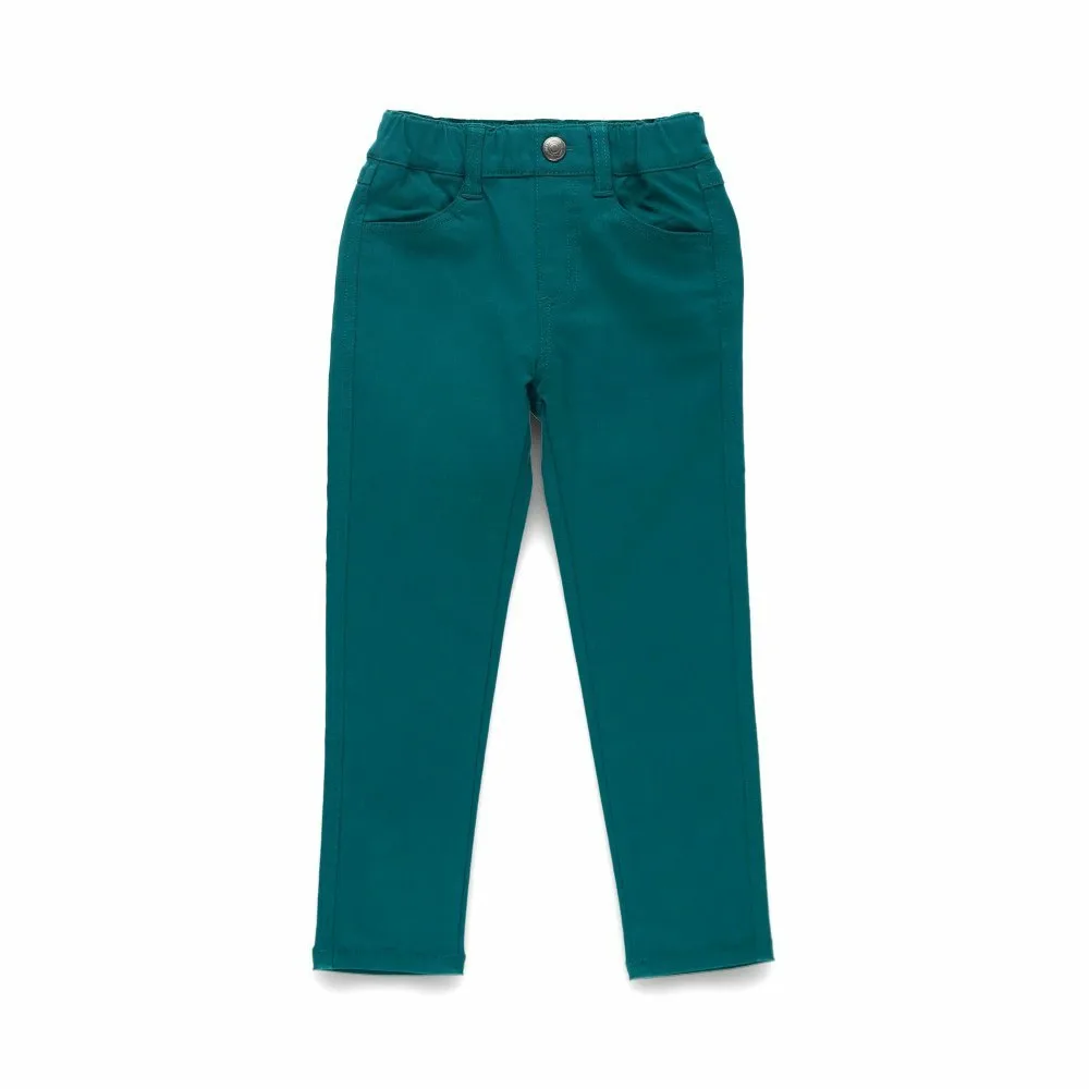 Длинные брюки из высококачественной эластичной саржи Branshes, green — фото 2