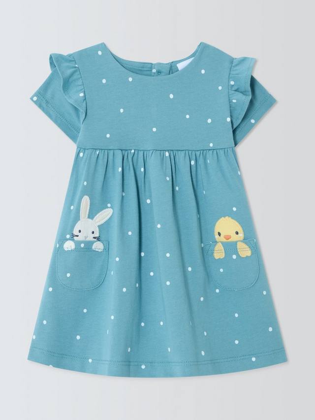 

Платье для персонажей baby bunny и chick John Lewis, зеленый